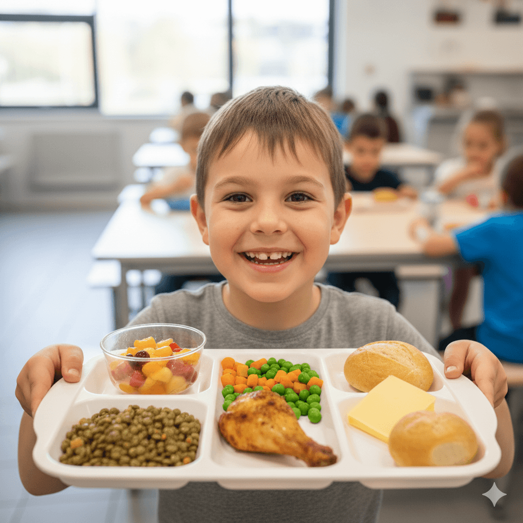 Plateau repas équilibré