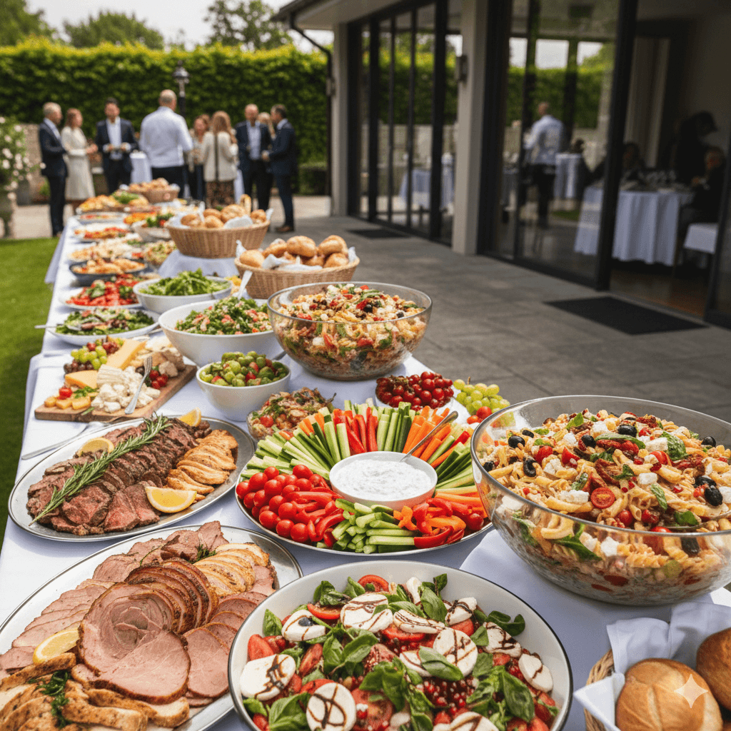 Buffet traiteur élégant